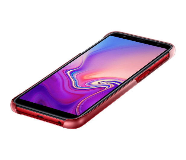 Etui Gradation Cover do Samsung J6+ czerwone - 463064 - zdjęcie 3